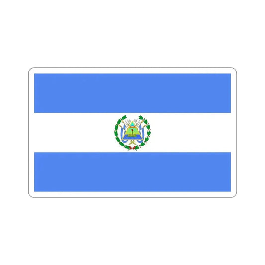 Flag of Nicaragua (1896–1908) STICKER Vinyl Die-Cut Decal 6 Inch - The Sticker Space