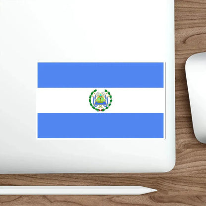 Flag of Nicaragua (1896–1908) STICKER Vinyl Die-Cut Decal - The Sticker Space