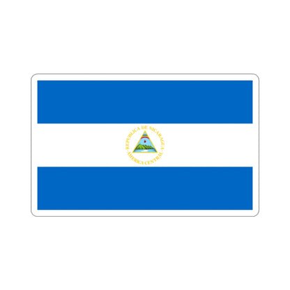 Flag of Nicaragua (1908–1971) STICKER Vinyl Die-Cut Decal-2 Inch-The Sticker Space