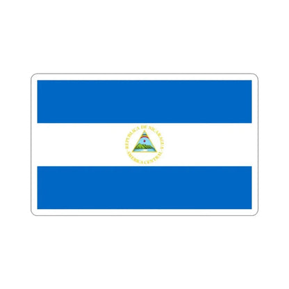 Flag of Nicaragua (1908–1971) STICKER Vinyl Die-Cut Decal 2 Inch - The Sticker Space