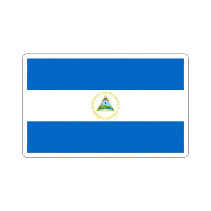 Flag of Nicaragua (1908–1971) STICKER Vinyl Die-Cut Decal 2 Inch - The Sticker Space