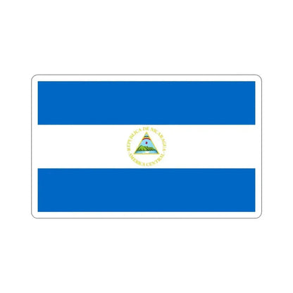 Flag of Nicaragua (1908–1971) STICKER Vinyl Die-Cut Decal - The Sticker Space