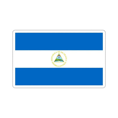 Flag of Nicaragua (1908–1971) STICKER Vinyl Die-Cut Decal - The Sticker Space