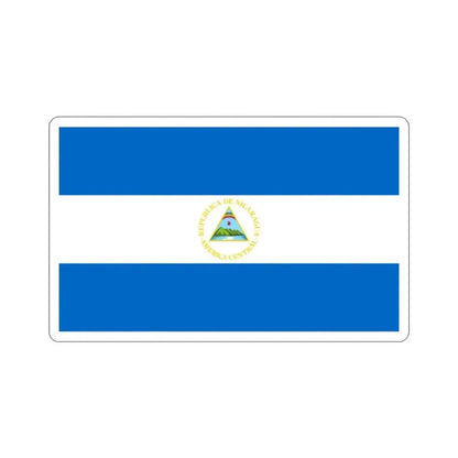 Flag of Nicaragua (1908–1971) STICKER Vinyl Die-Cut Decal - The Sticker Space