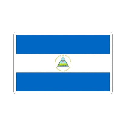 Flag of Nicaragua STICKER Vinyl Die-Cut Decal 2 Inch - The Sticker Space