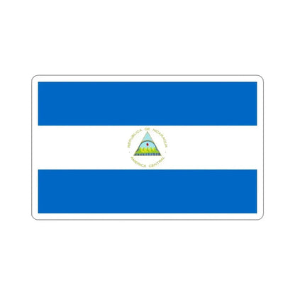 Flag of Nicaragua STICKER Vinyl Die-Cut Decal 6 Inch - The Sticker Space