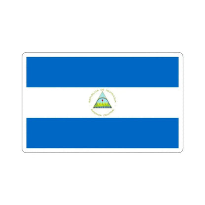 Flag of Nicaragua STICKER Vinyl Die-Cut Decal - The Sticker Space