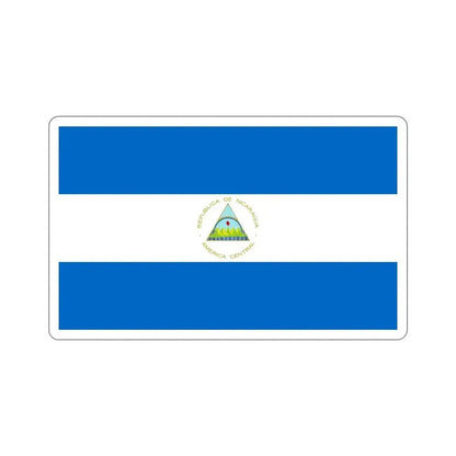 Flag of Nicaragua STICKER Vinyl Die-Cut Decal - The Sticker Space