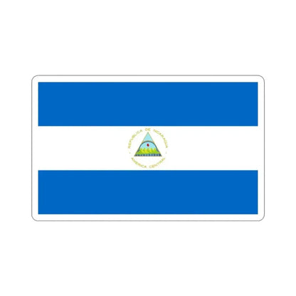 Flag of Nicaragua STICKER Vinyl Die-Cut Decal - The Sticker Space