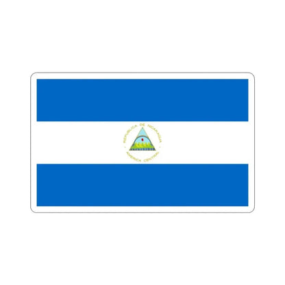 Flag of Nicaragua STICKER Vinyl Die-Cut Decal - The Sticker Space