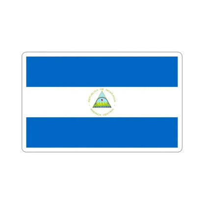 Flag of Nicaragua STICKER Vinyl Die-Cut Decal - The Sticker Space