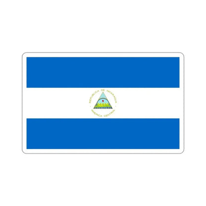 Flag of Nicaragua STICKER Vinyl Die-Cut Decal - The Sticker Space
