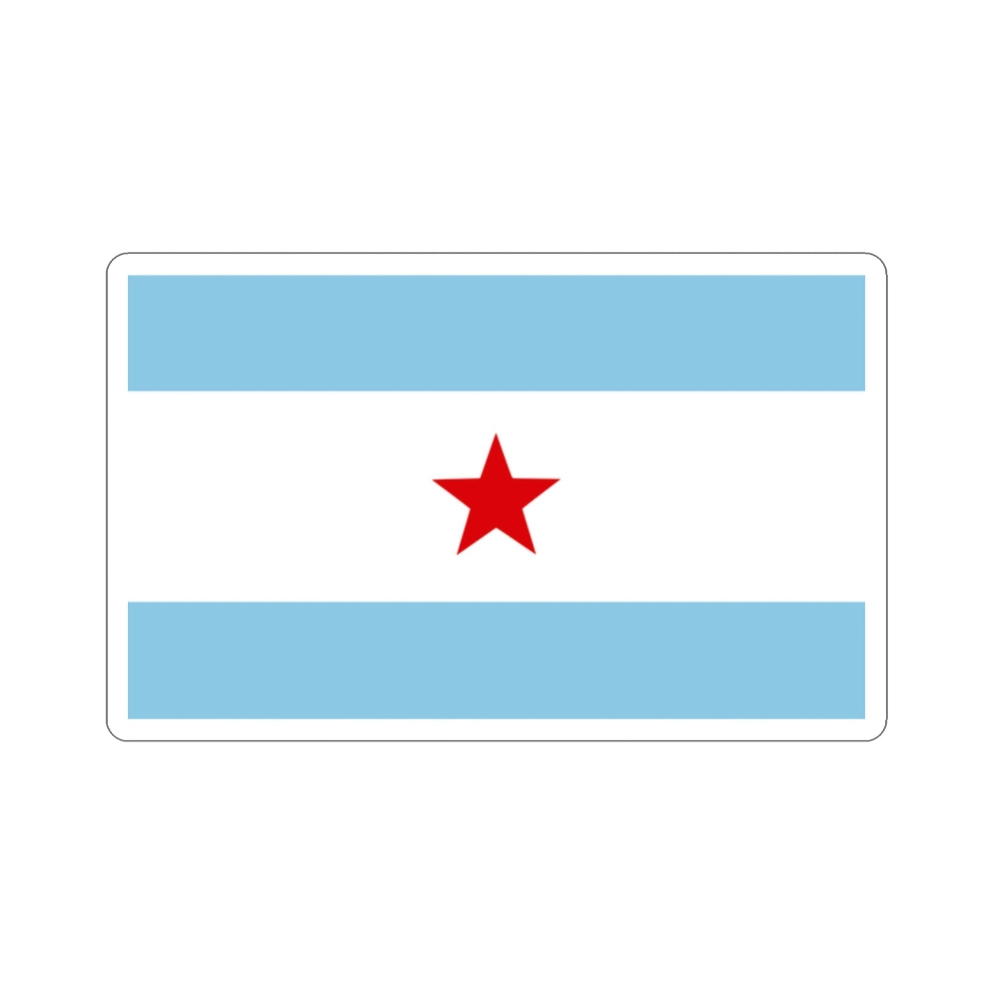 Flag of Nicaragua under William Walker (1856-1857) STICKER Vinyl Die-Cut Decal-2 Inch-The Sticker Space