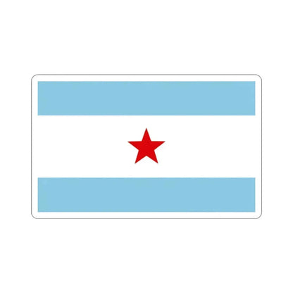 Flag of Nicaragua under William Walker (1856-1857) STICKER Vinyl Die-Cut Decal 2 Inch - The Sticker Space