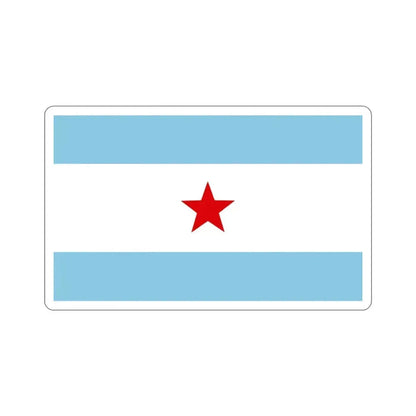 Flag of Nicaragua under William Walker (1856-1857) STICKER Vinyl Die-Cut Decal 3 Inch - The Sticker Space