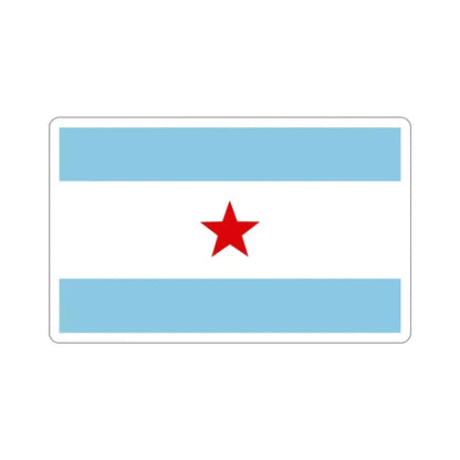 Flag of Nicaragua under William Walker (1856-1857) STICKER Vinyl Die-Cut Decal 3 Inch - The Sticker Space