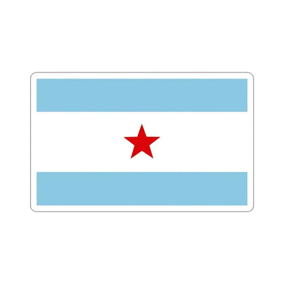 Flag of Nicaragua under William Walker (1856-1857) STICKER Vinyl Die-Cut Decal 4 Inch - The Sticker Space