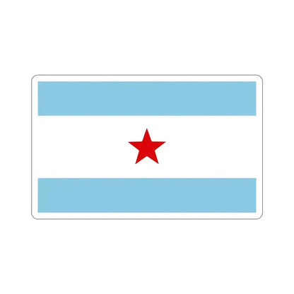 Flag of Nicaragua under William Walker (1856-1857) STICKER Vinyl Die-Cut Decal 5 Inch - The Sticker Space