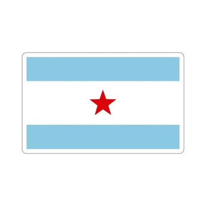 Flag of Nicaragua under William Walker (1856-1857) STICKER Vinyl Die-Cut Decal 5 Inch - The Sticker Space