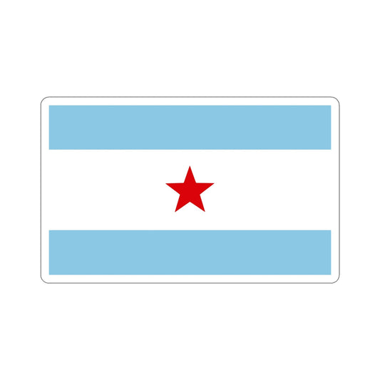 Flag of Nicaragua under William Walker (1856-1857) STICKER Vinyl Die-Cut Decal-6 Inch-The Sticker Space