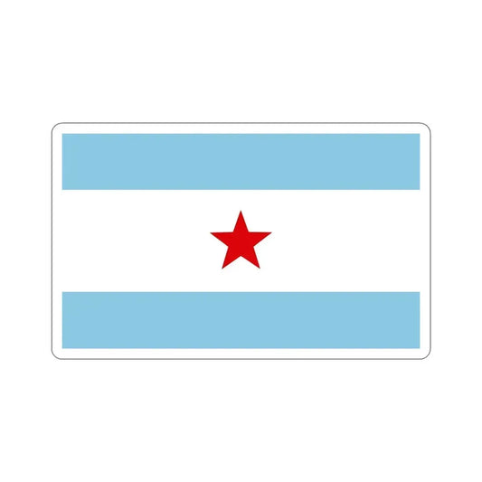 Flag of Nicaragua under William Walker (1856-1857) STICKER Vinyl Die-Cut Decal 6 Inch - The Sticker Space