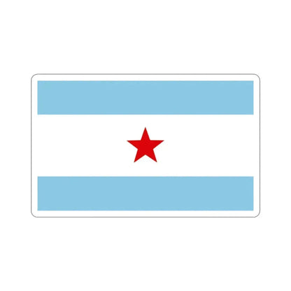 Flag of Nicaragua under William Walker (1856-1857) STICKER Vinyl Die-Cut Decal - The Sticker Space