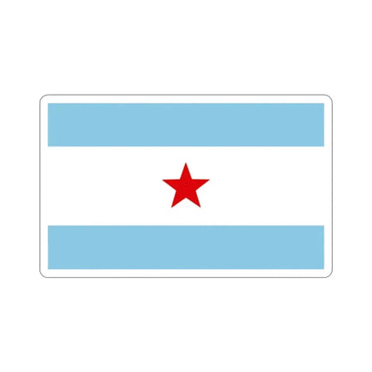 Flag of Nicaragua under William Walker (1856-1857) STICKER Vinyl Die-Cut Decal - The Sticker Space
