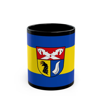 Flag of Nienburg Weser Germany - Black Coffee Mug-11oz-The Sticker Space