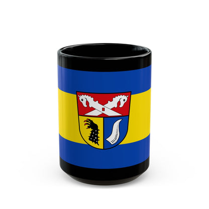 Flag of Nienburg Weser Germany - Black Coffee Mug-15oz-The Sticker Space