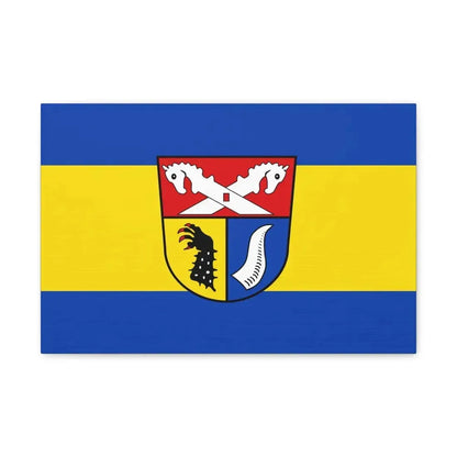Flag of Nienburg Weser Germany - Canvas Wall Art 18″ x 12″ 1.25" - The Sticker Space