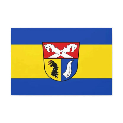 Flag of Nienburg Weser Germany - Canvas Wall Art 24″ x 16″ 1.25" - The Sticker Space