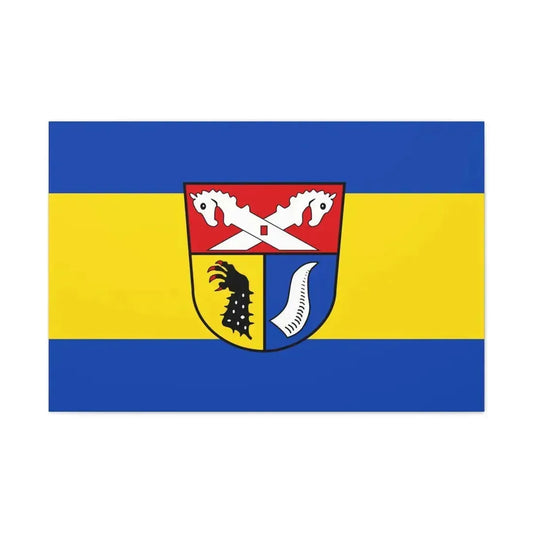 Flag of Nienburg Weser Germany - Canvas Wall Art 36" x 24" 1.25" - The Sticker Space