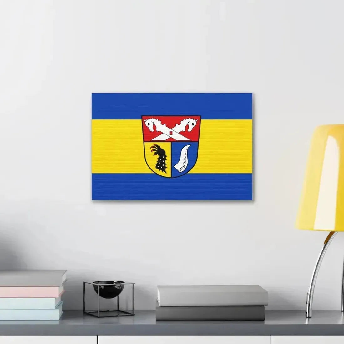 Flag of Nienburg Weser Germany - Canvas Wall Art - The Sticker Space