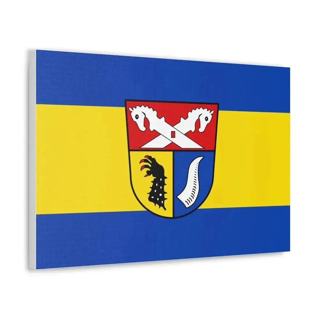 Flag of Nienburg Weser Germany - Canvas Wall Art - The Sticker Space