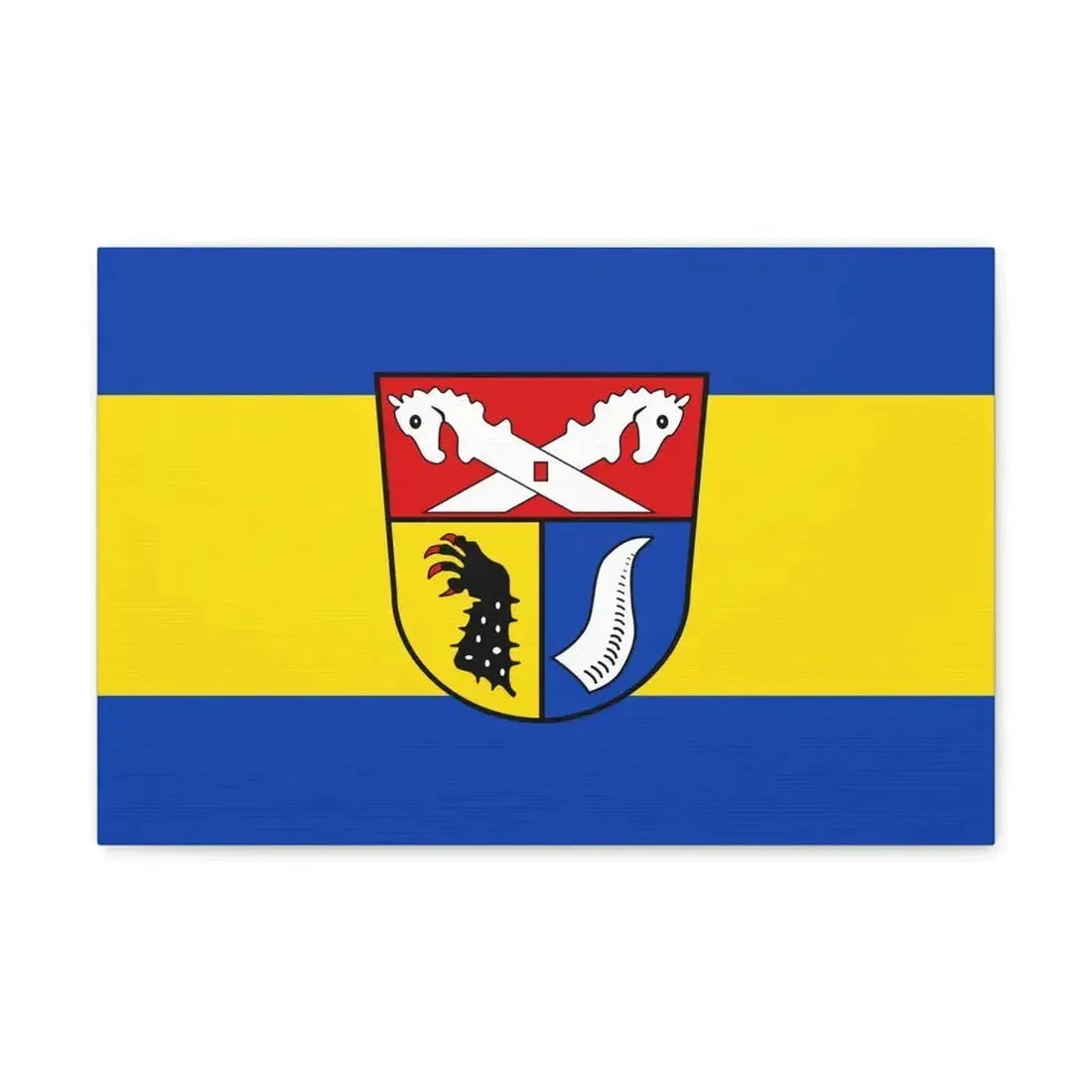 Flag of Nienburg Weser Germany - Canvas Wall Art - The Sticker Space