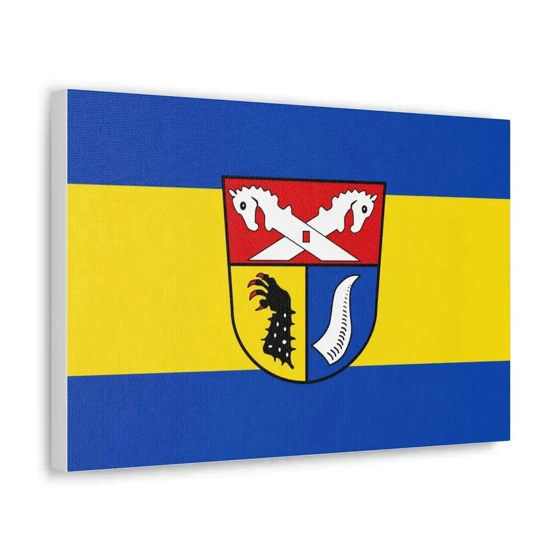 Flag of Nienburg Weser Germany - Canvas Wall Art - The Sticker Space