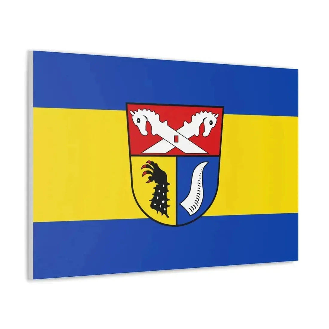 Flag of Nienburg Weser Germany - Canvas Wall Art - The Sticker Space