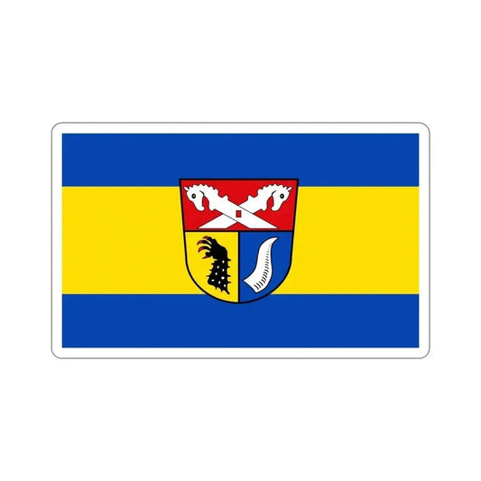 Flag of Nienburg Weser Germany STICKER Vinyl Die-Cut Decal 6 Inch - The Sticker Space