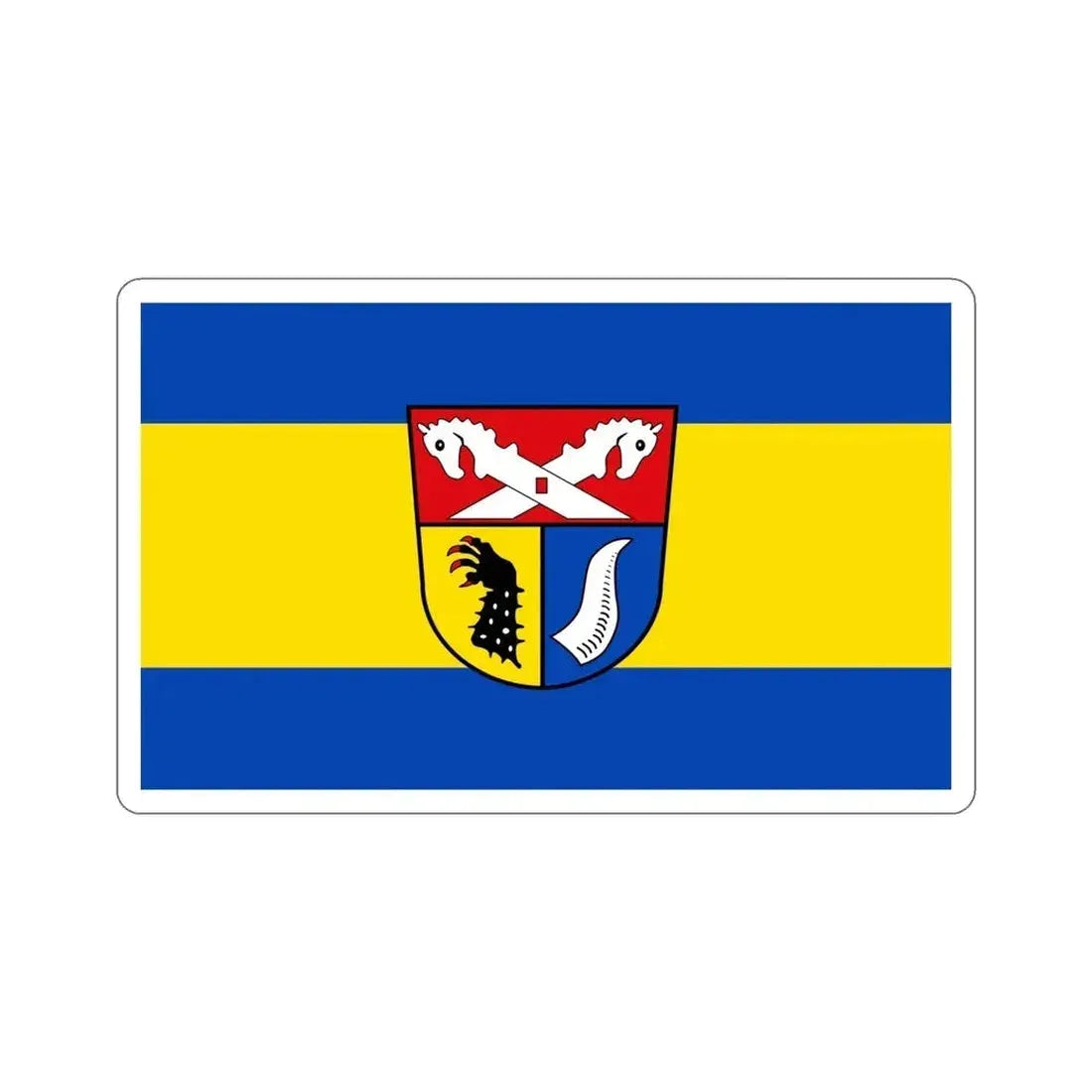 Flag of Nienburg Weser Germany STICKER Vinyl Die-Cut Decal - The Sticker Space