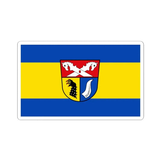 Flag of Nienburg Weser Germany - STICKER Vinyl Kiss-Cut Decal 2 Inch White - The Sticker Space