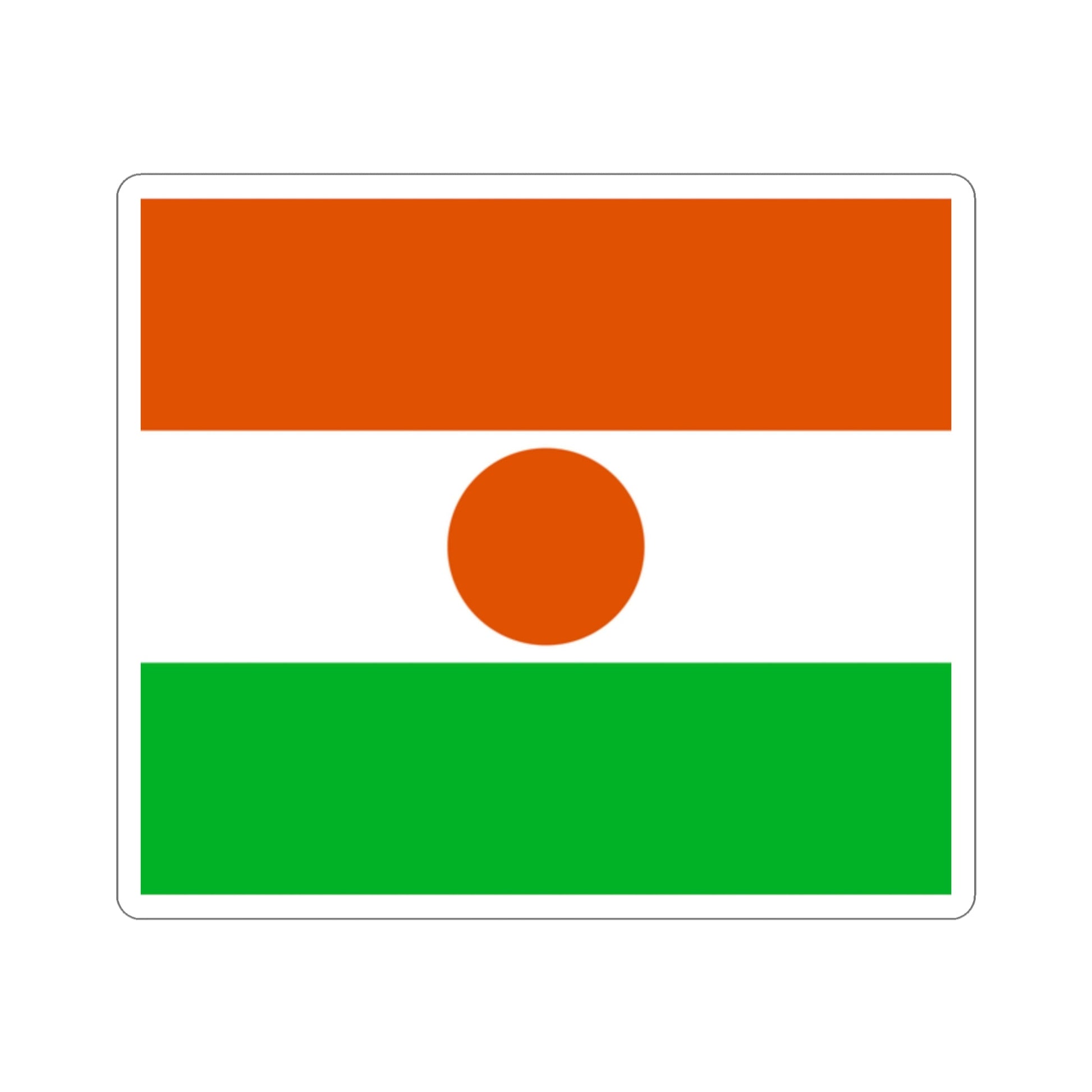 Flag of Niger STICKER Vinyl Die-Cut Decal-2 Inch-The Sticker Space