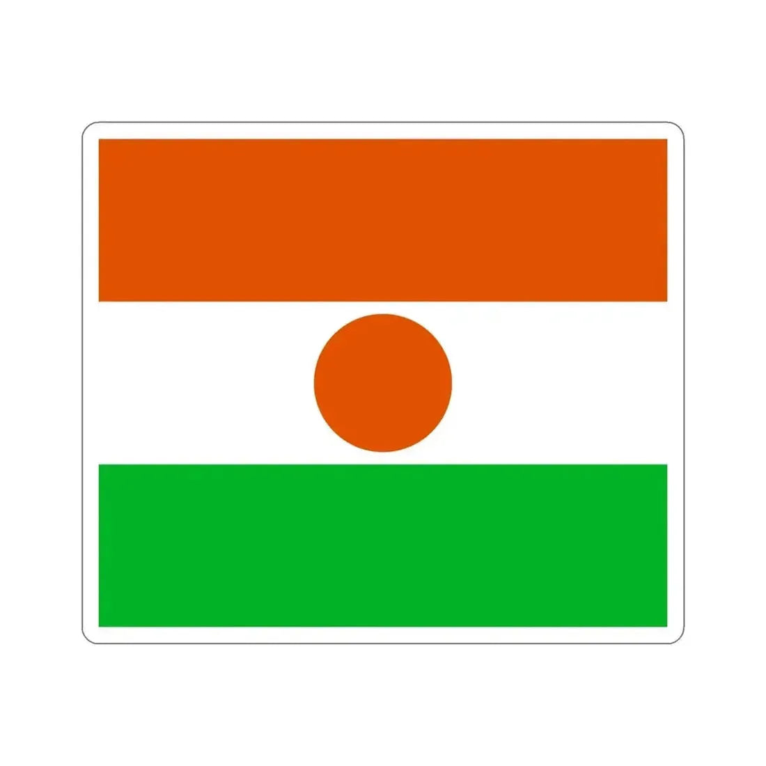 Flag of Niger STICKER Vinyl Die-Cut Decal - The Sticker Space