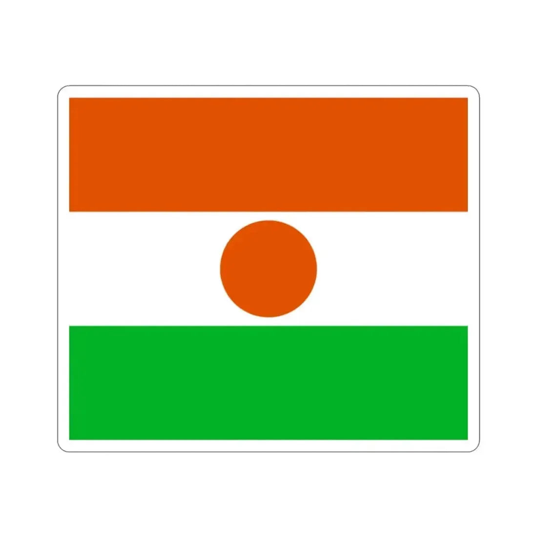 Flag of Niger STICKER Vinyl Die-Cut Decal - The Sticker Space