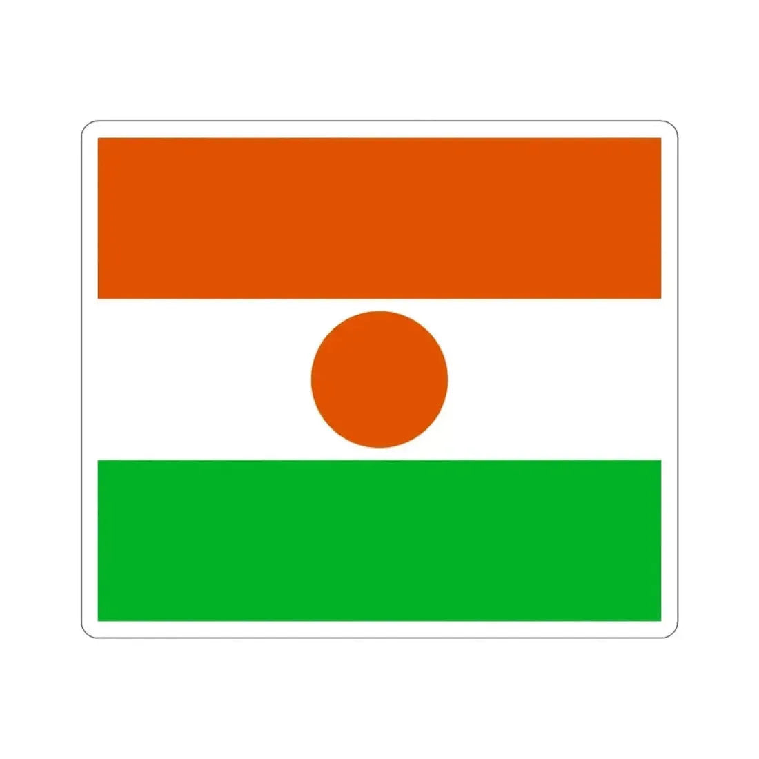 Flag of Niger STICKER Vinyl Die-Cut Decal - The Sticker Space