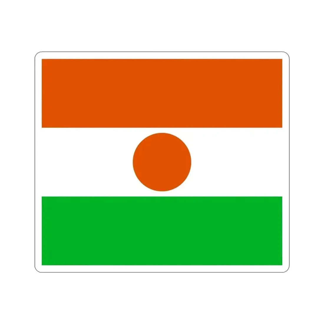 Flag of Niger STICKER Vinyl Die-Cut Decal - The Sticker Space