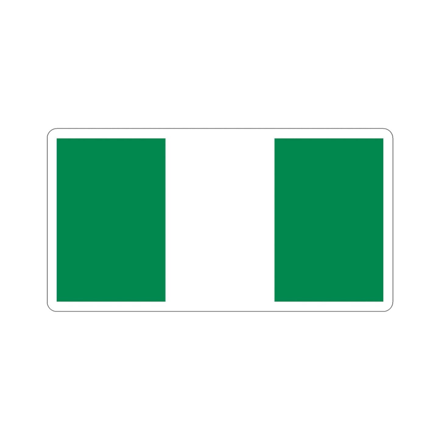 Flag of Nigeria STICKER Vinyl Die-Cut Decal-2 Inch-The Sticker Space