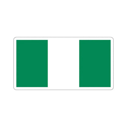 Flag of Nigeria STICKER Vinyl Die-Cut Decal 3 Inch - The Sticker Space