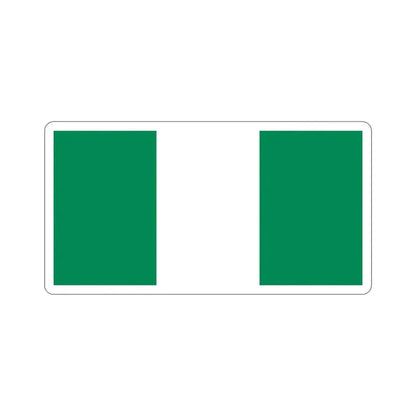 Flag of Nigeria STICKER Vinyl Die-Cut Decal 3 Inch - The Sticker Space