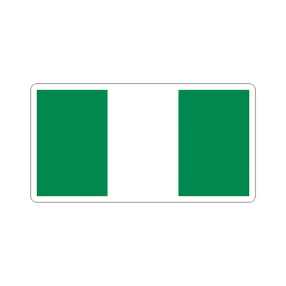 Flag of Nigeria STICKER Vinyl Die-Cut Decal-4 Inch-The Sticker Space