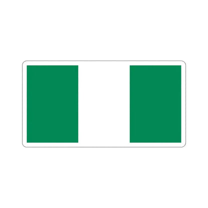 Flag of Nigeria STICKER Vinyl Die-Cut Decal 4 Inch - The Sticker Space